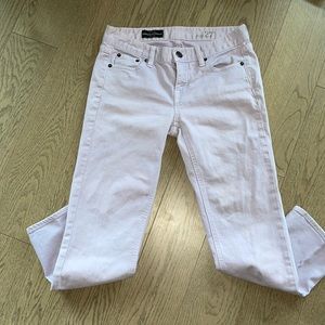 J. Crew Light Purple Lilac Cropped Matchstick Jean Size 27
